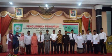 Perwakilan BWI Sumatera Barat 2015 – 2018 Dikukuhkan