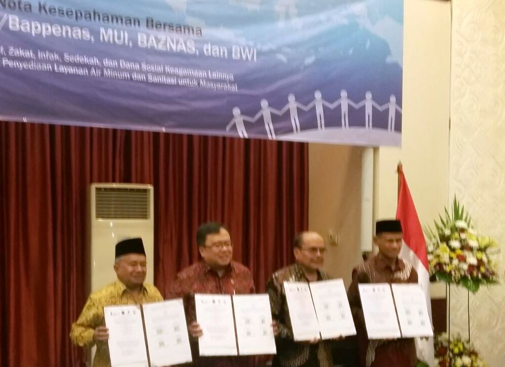 Bappenas, BWI, Baznas, dan MUI Sinergi untuk Program Air Bersih dan Sanitasi Bappenas, BWI, Baznas, dan MUI Sinergi untuk Program Air Bersih dan Sanitasi