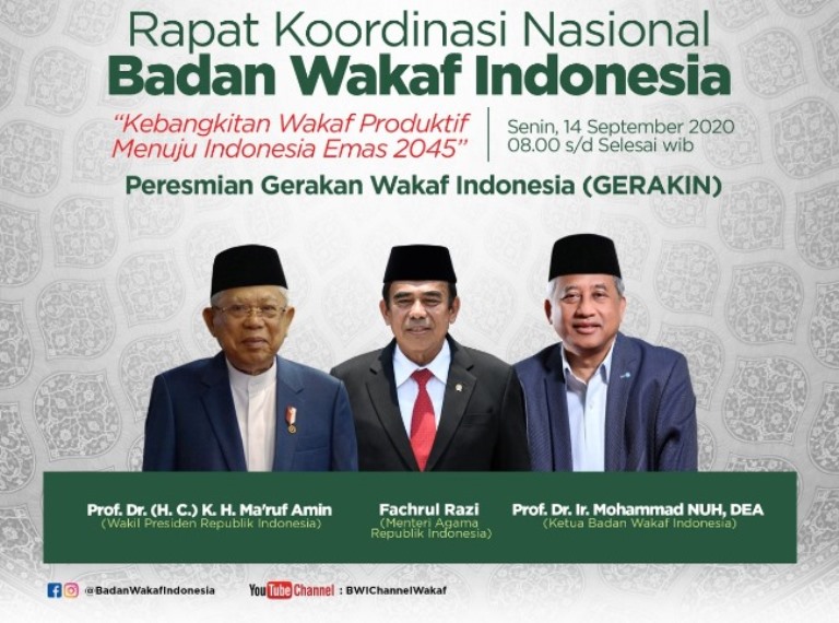 BWI Akan Luncurkan Gerakan Wakaf Indonesia Pada Rakornas 2020  - Rakornas 2020 jpeg 2 - BWI Akan Luncurkan Gerakan Wakaf Indonesia Pada Rakornas 2020