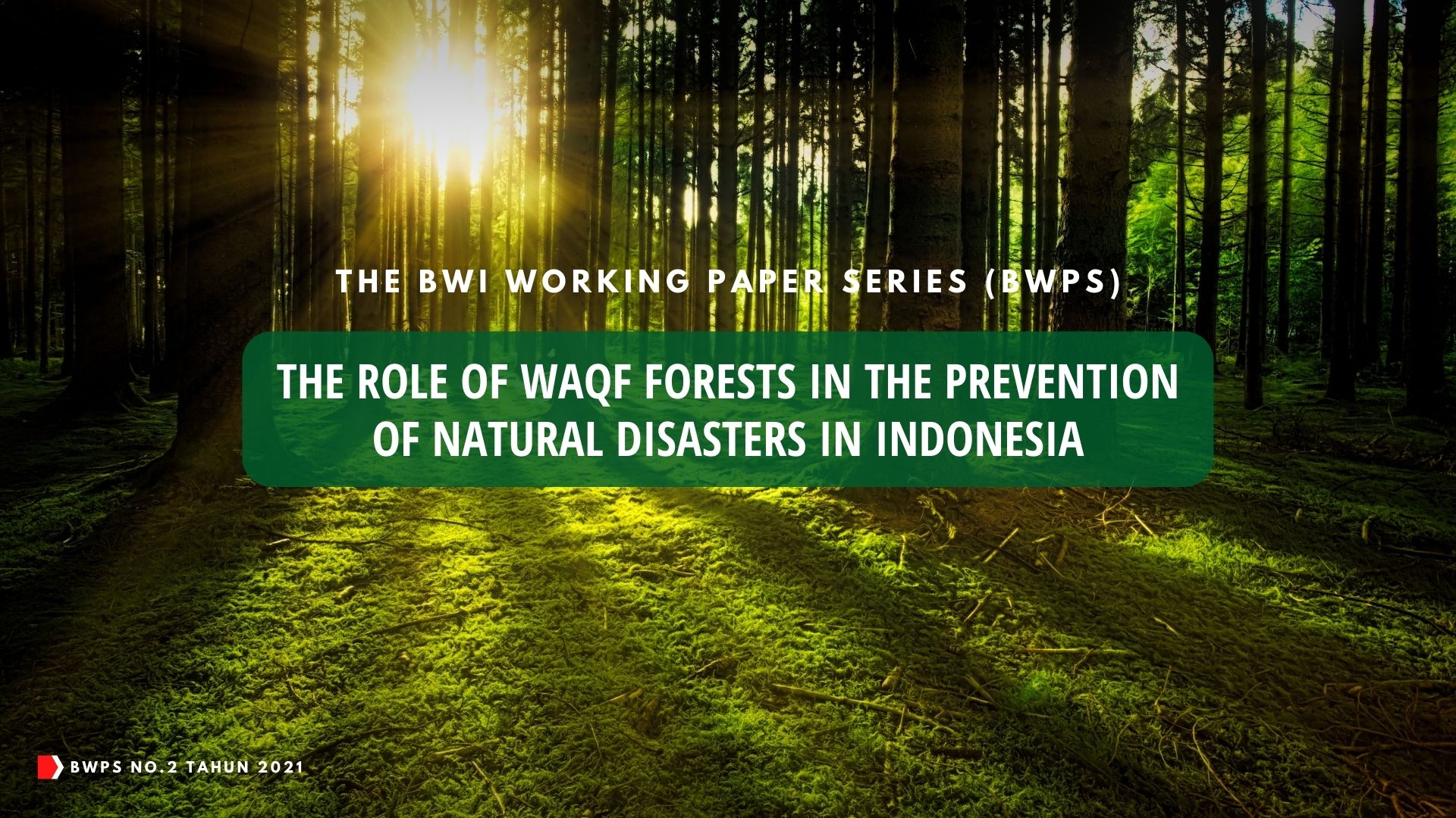 The Role of Waqf Forests in the Prevention of Natural Disasters in Indonesia – BWPS No. 2, 2021  - BWPS No - The Role of Waqf Forests in the Prevention of Natural Disasters in Indonesia &#8211; BWPS No. 2, 2021