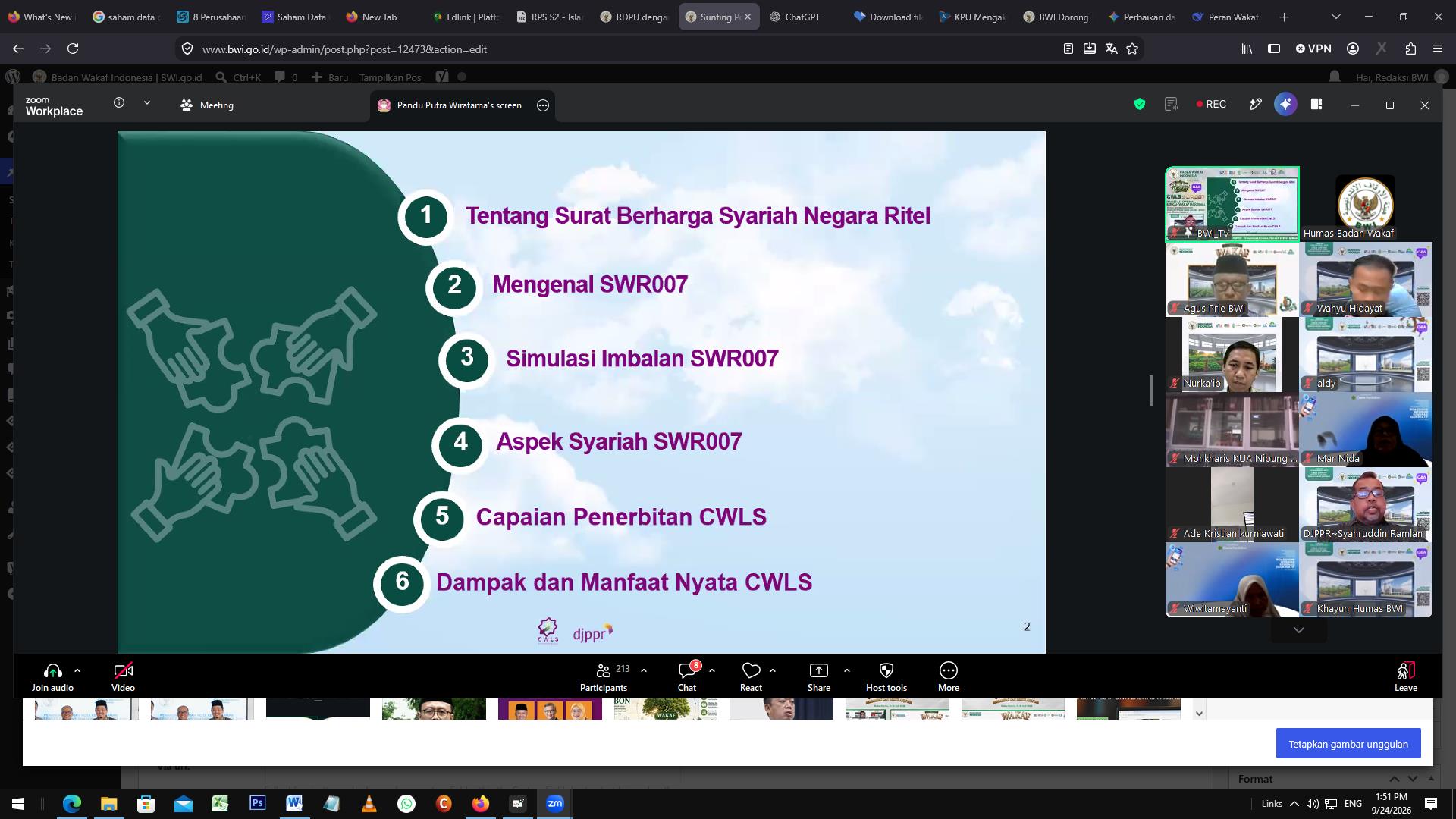 Materi Talkshow Tanya Jawab wakaf Seri 06 2026