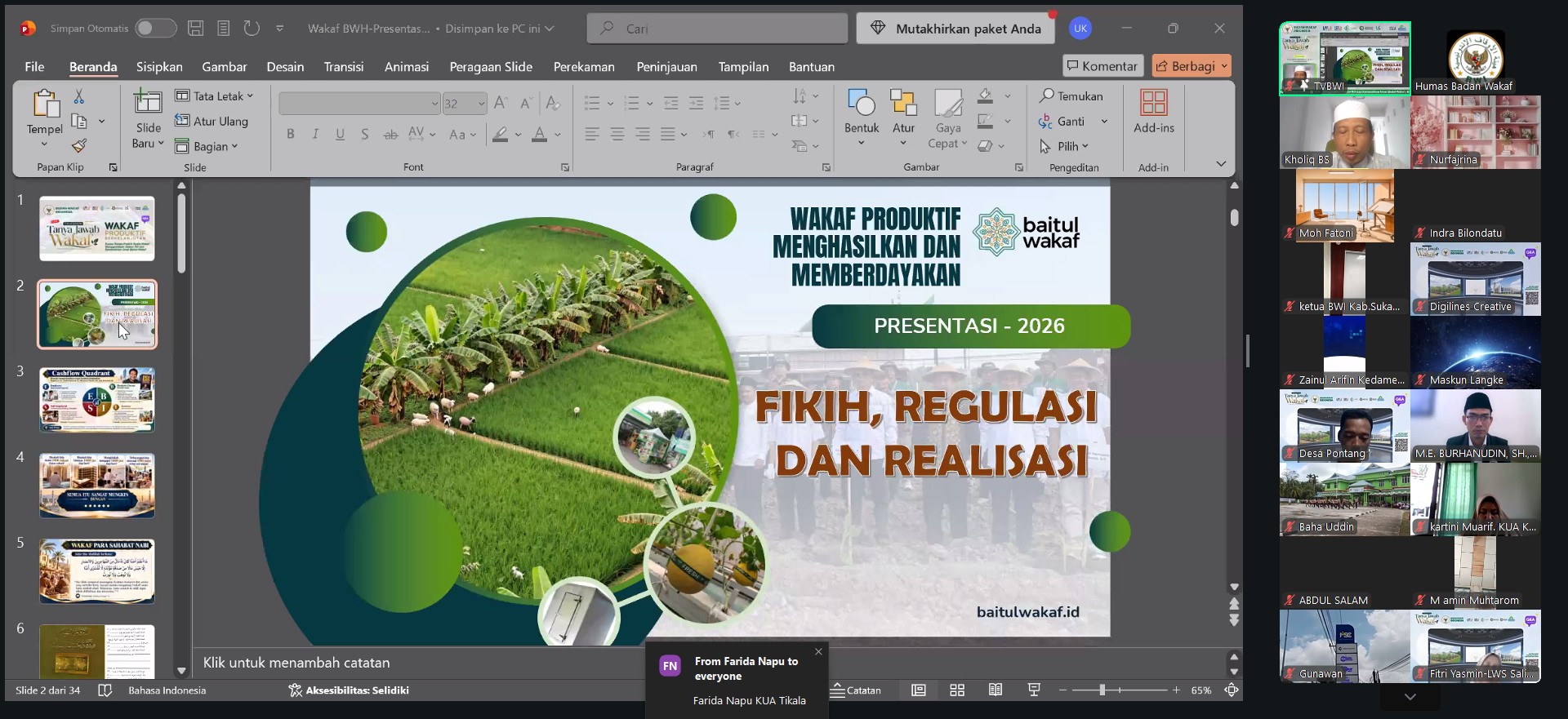 Materi tanya jawab wakaf seri 07